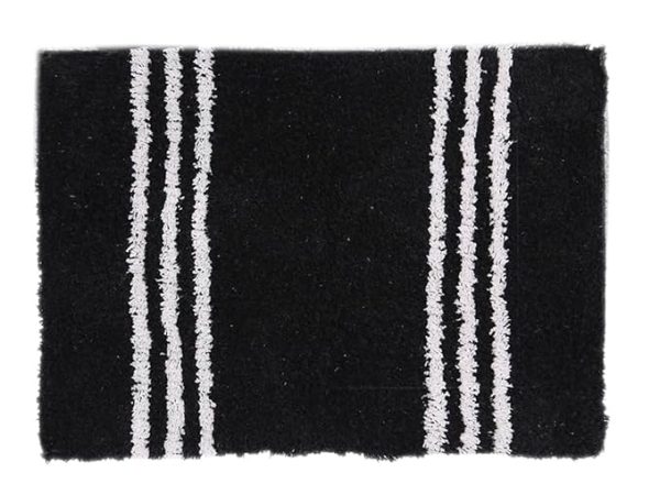 Absorbent Door Mat for Indoor Entrancex Non Slip Mat for Front Door Entryway,  55x35cm Rectangular, White