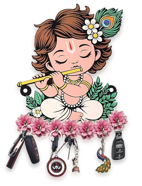 Premium Wooden Key Holder for Home/Office Decor/Key Hanger for Wall Decor